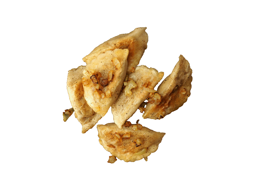 Pierogi gebraten Ravioli Pierogi gebraten
